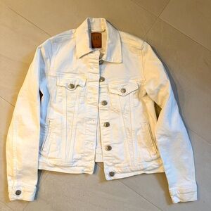 Gap white Jean jacket xs